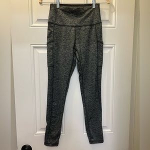 Aerie Chill Play Move Leggings, Heather Grey, Size Medium